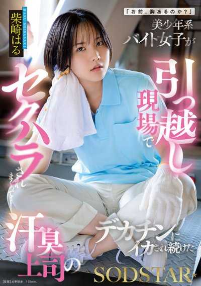 「妳，有胸吗？」美少年系打工女在搬家现场被性骚扰到不行…被汗臭上司的大鸡巴持续射精 柴崎春